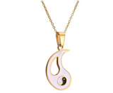 Detachable couple Tai gossip necklace – Jewelry Gift Ideas — 12