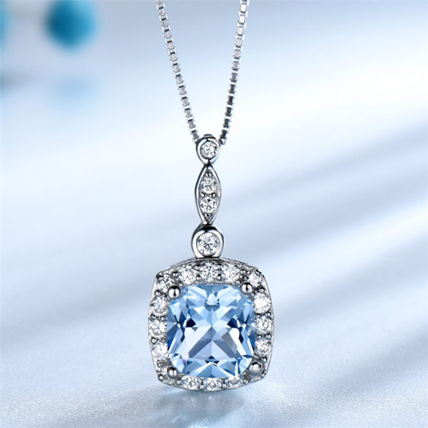 Sky blue necklace – Jewelry Gift Ideas — 1