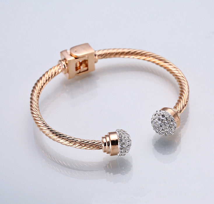 Fashion simple mud drill ball bracelet – Stylish Gifts — 1