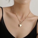 Chain Openable Peach Heart Pendant Necklace – Jewelry Gift Ideas — 4