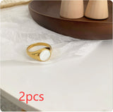 Fritillary Shell 18K Vintage Ring – Stylish Gifts — 15