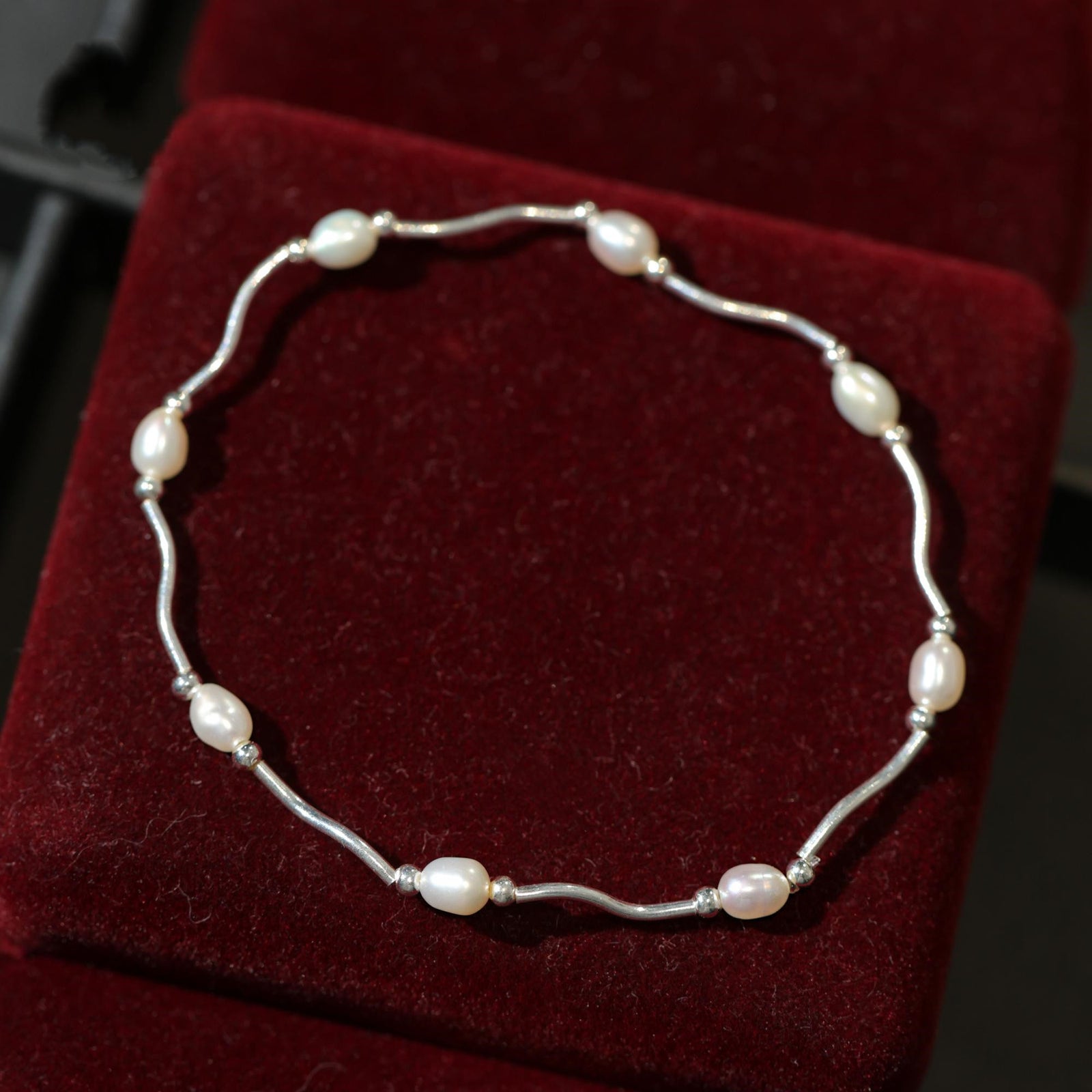 Natural Single-ring Freshwater Pearl String Wave Shape – Useful Gifts — 1