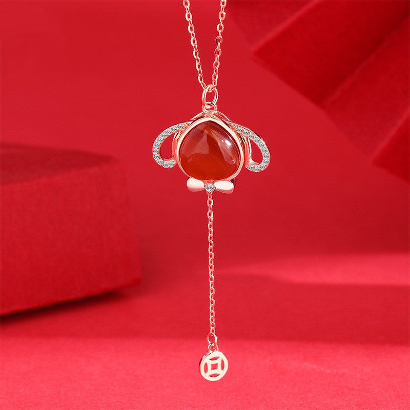 Moving Rabbit Ear Necklace – Jewelry Gift Ideas — 1