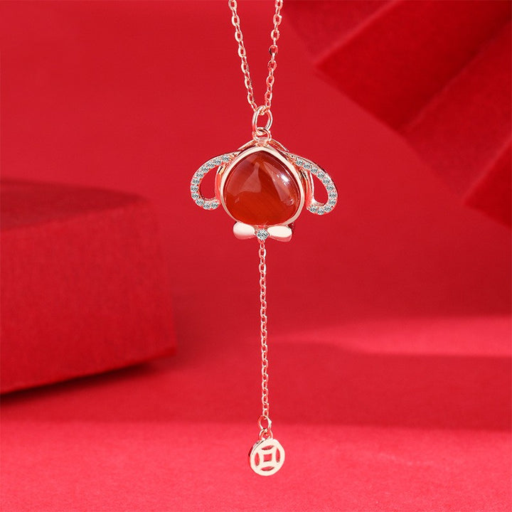 Moving Rabbit Ear Necklace – Jewelry Gift Ideas — 1