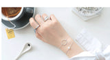 925 Sterling Silver Geometric Circle Bracelet – Jewelry Gift Ideas — 6