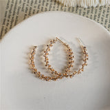 Large rhinestone wrapped earrings – Holiday Gift Ideas — 2
