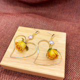 Autumn And Winter Wild Flower Earrings Mori Series – Birthday Gifts — 4