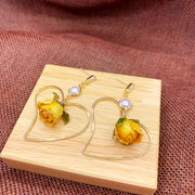 Autumn And Winter Wild Flower Earrings Mori Series – Birthday Gifts — 4