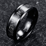 Tungsten Steel Ring Shining Colored Paper Men's Ring – Gifts for Him — 1