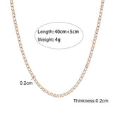 Stainless Steel Fashion Simple Bracelet Necklace – Jewelry Gift Ideas — 15