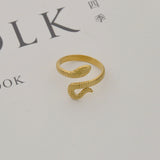 Fashion Women's Stainless Steel Snake Ring – Stylish Gifts — 3