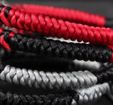 Sterling Silver Braided Red Rope Bracelet Men's – Jewelry Gift Ideas — 2
