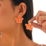 Fashion Personalized Flower Earrings For Women – Stylish Gifts — 7
