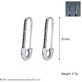 Personality Clip Shape Earrings Copper Fashion – Stylish Gifts — 4