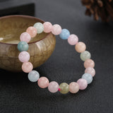 Candy-colored natural Morgan stone bracelet – Jewelry Gift Ideas — 1