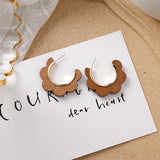 Women's Art Vintage Acrylic Plush Earrings – Gifts for Her — 8