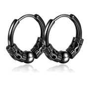 Black Geometric Pendant Stainless Steel Earrings – Jewelry Gift Ideas — 9
