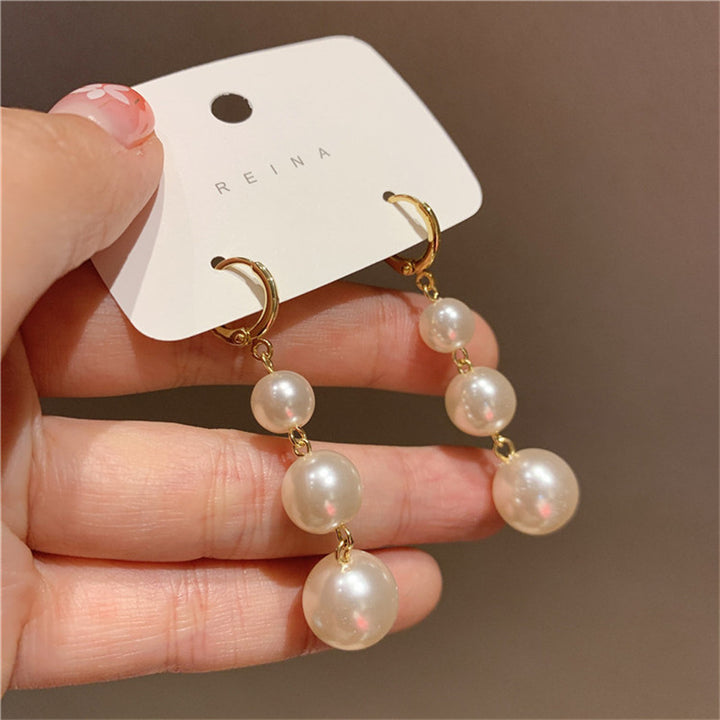 Sterling Silver Needle Temperamental Pearl Stud – Practical Gifts — 1