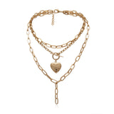 Creative Geometric Thick Chain Tassel Necklace – Jewelry Gift Ideas — 5