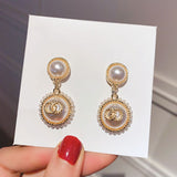 925 Silver Needle French Retro Pearl Earrings – Everyday Gifts — 6