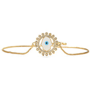 Trendy Brass Micropaved Geometric Devil's Eye – Jewelry Gift Ideas — 6