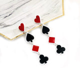 Acrylic Poker Earrings Long Earring Pendant – Jewelry Gift Ideas — 3