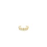 Simple S925 Silver Occidental Diamond Ear Clip Female – Gifts for Her — 17