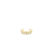 Simple S925 Silver Occidental Diamond Ear Clip Female – Gifts for Her — 17