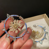 Temperament Earrings Full Of Diamonds, Zircon Stars – Small Gift Ideas — 2