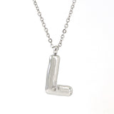 Fashion Letter Necklace Female Stainless Steel – Jewelry Gift Ideas — 14
