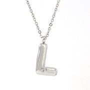 Fashion Letter Necklace Female Stainless Steel – Jewelry Gift Ideas — 14