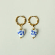 Retro Chinese Style Heart-shaped Blue And White – Stylish Gifts — 14