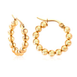 Fashion Simple Female Gold and Silver Round Earrings – Stylish Gifts — 9