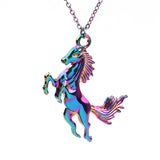 Galloping Horse Pendant Necklace Sweater Chain – Jewelry Gift Ideas — 5