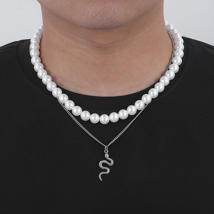 Double-layer Pearl Sweater Chain For Men And Women – Gifts for Her — 1