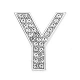 30mm Chrome Color White Diamond Letters Pet Collar – Stylish Gifts — 14