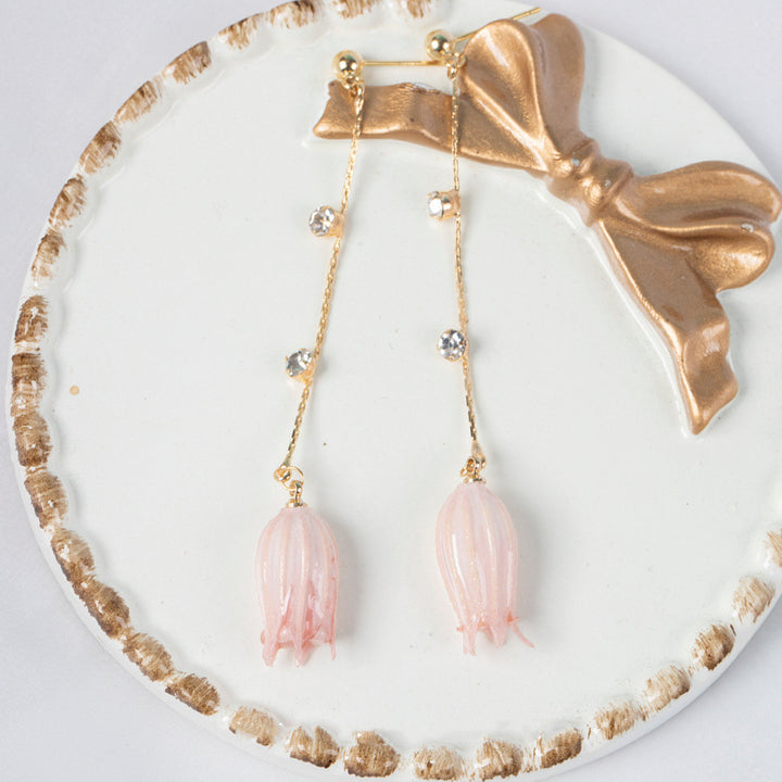 Sweet Long Earrings Zircon French Niche Immortal – Everyday Gifts — 1