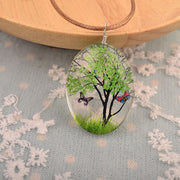 Long Sweater Chain Handmade Real Flower Necklace – Jewelry Gift Ideas — 10
