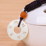 Hot White Ivory Carved Pendant Necklace – Jewelry Gift Ideas — 4