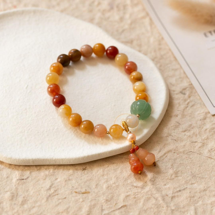 Natural Jewelry Single Circle Quartz Golden Jade – Jewelry Gift Ideas — 1