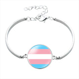Rainbow Strip Time Gem Bracelet Alloy Bracelet – Jewelry Gift Ideas — 3