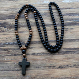 Volcano Stone Men's Tiger Eye Necklace – Jewelry Gift Ideas — 1