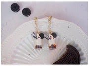 Personalized Food And Play Cute 925 Silver Earrings – Stylish Gifts — 5