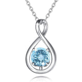 Birthstone Octagonal Pendant Sterling Silver – Jewelry Gift Ideas — 7