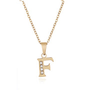 Diamond Necklace With English Letters – Jewelry Gift Ideas — 2