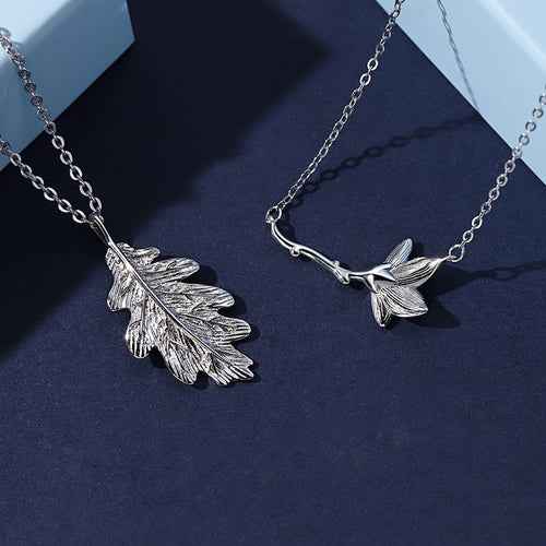 Creative Oak And Kapok Lover Necklace Retro – Jewelry Gift Ideas — 2