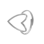 Titanium Steel Gold Plated Adjustable Love Ring – Stylish Gifts — 2