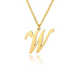 Stainless Steel 26 English Letter Necklace – Jewelry Gift Ideas — 13