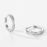 S925 Silver Simple Geometric Design Micro-inlaid – Birthday Gifts — 6