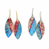 Vintage Colorful Leaf Earrings Elegant Temperament – Stylish Gifts — 4
